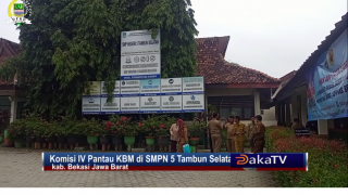 Komisi IV DPRD Kab. Bekasi Kunjungan Lapangan di SMPN 5 Tamsel
