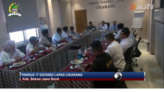 Pansus 17 Datangi Lapas Cikarang