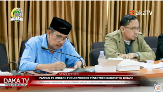 BAHAS RAPERDA PONDOK PESANTREN, PANSUS 19 UNDANG PRAKTISI PONPES