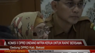 KOMISI II DPRD KABUPATEN BEKASI UNDANG MITRA KERJA UNTUK EVALUASI BERSAMA