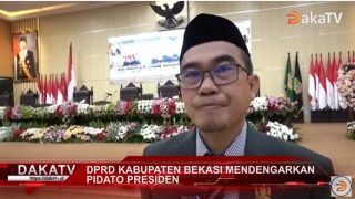 DPRD KABUPATEN BEKASI GELAR RAPAT PARIPURNA ISTIMEWA MENDENGARKAN PIDATO PRESIDEN