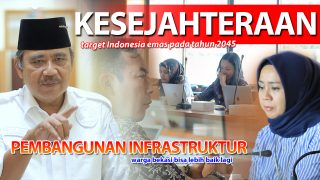 2045 KABUPATEN BEKASI EMAS, KESJAHTERAAN MENINGKAT, PENGANGGURAN TURUN